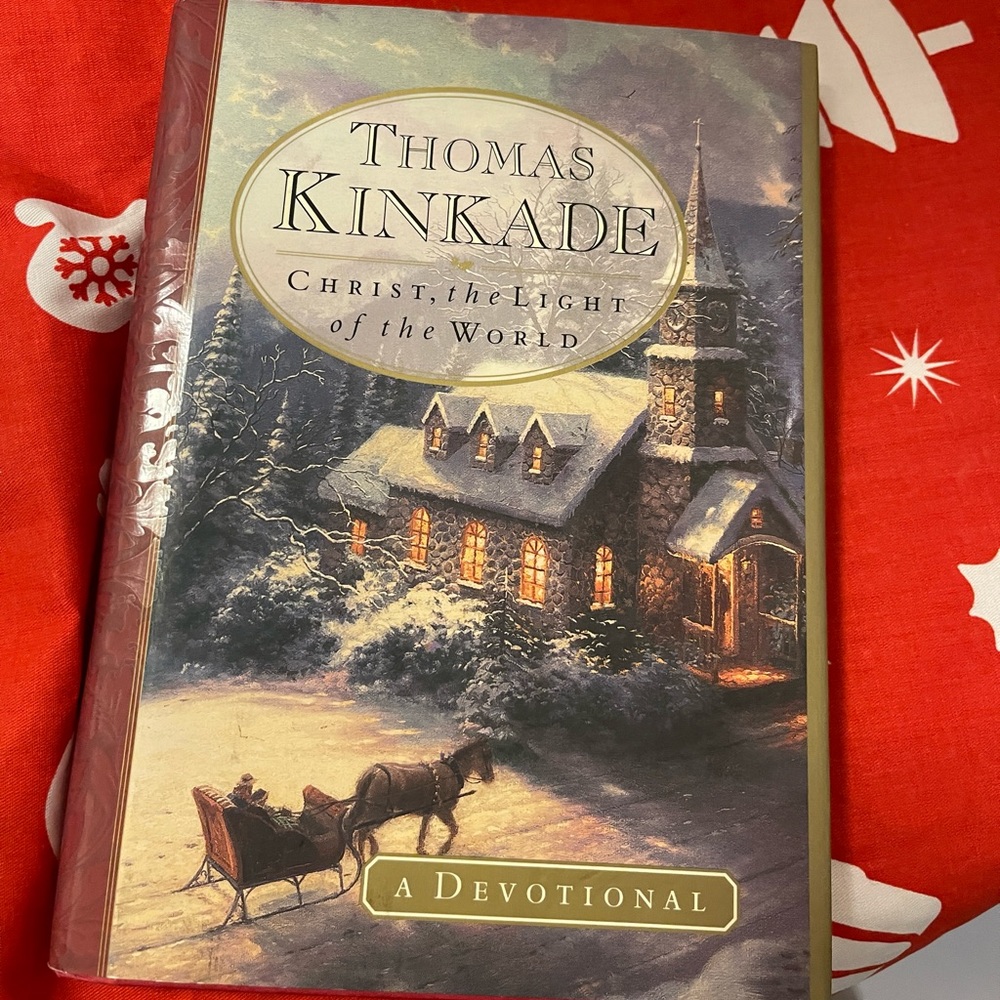 Thomas Kinkade Christmas Book-Christ The Light of the World-a Devotional